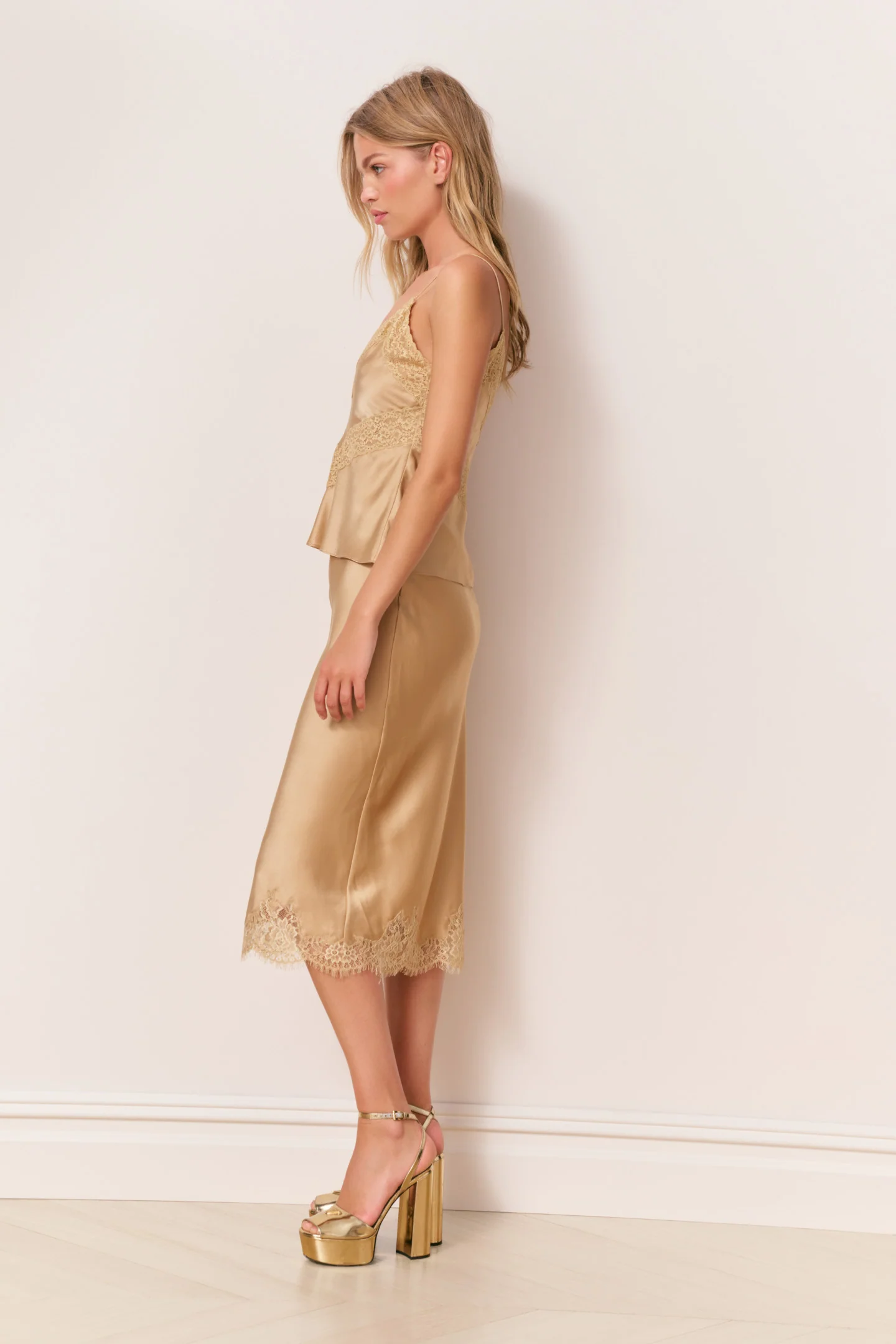 Brimsley Silk Lace Cami Top - Image 4