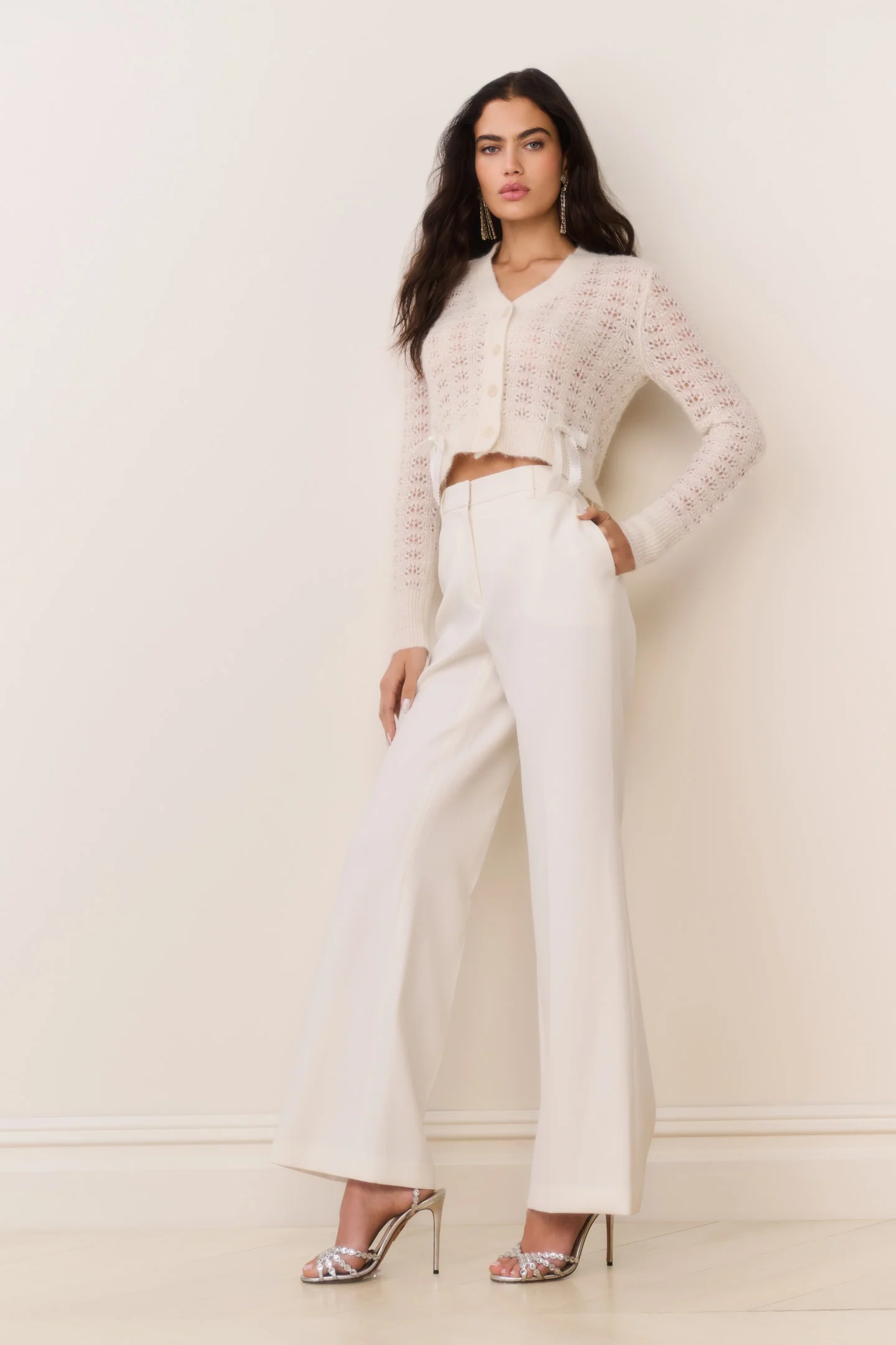 Enly Wool-Blend Wide Leg Pant - Image 5