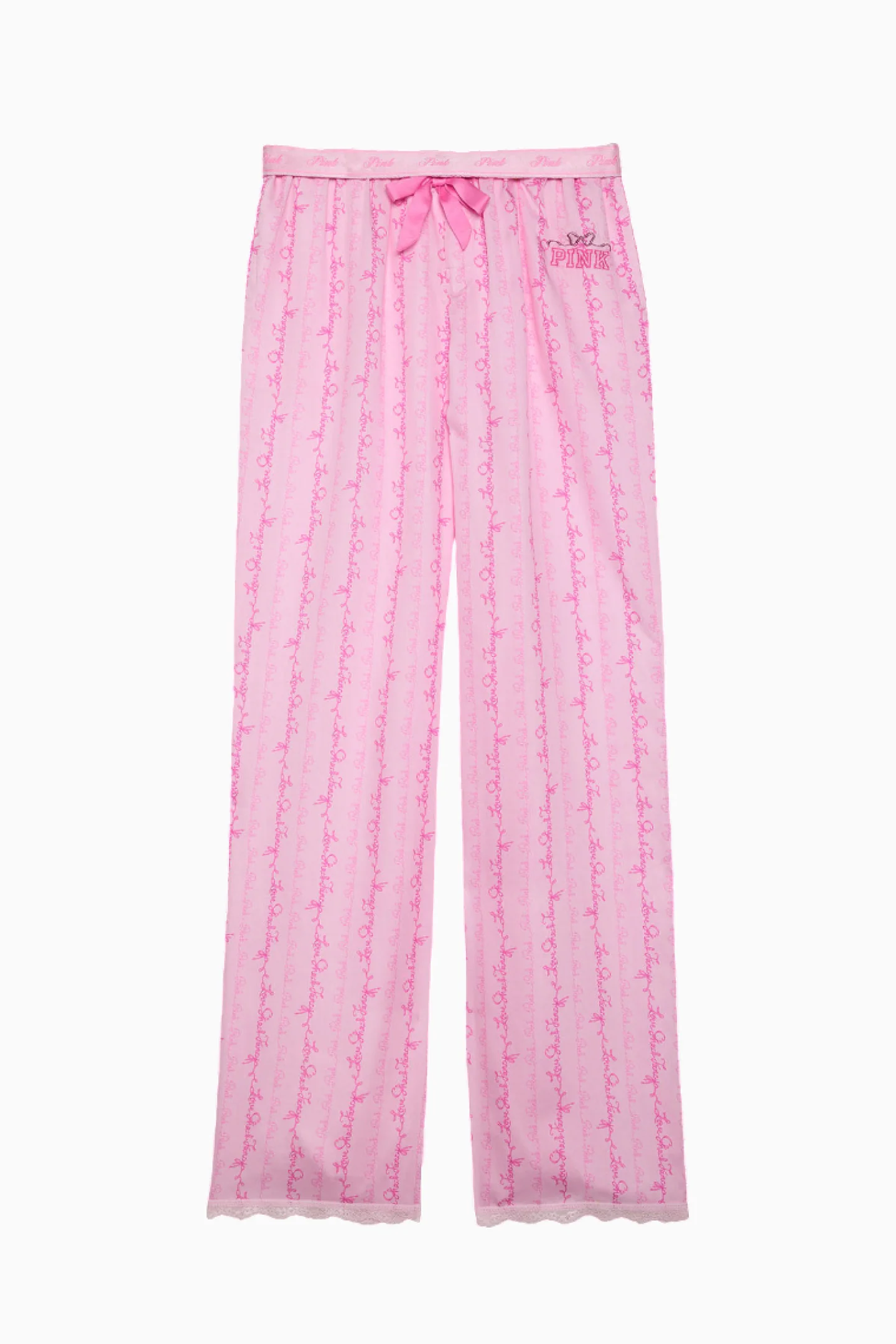 PINK x LoveShackFancy Silky Sleep Pants - Image 6