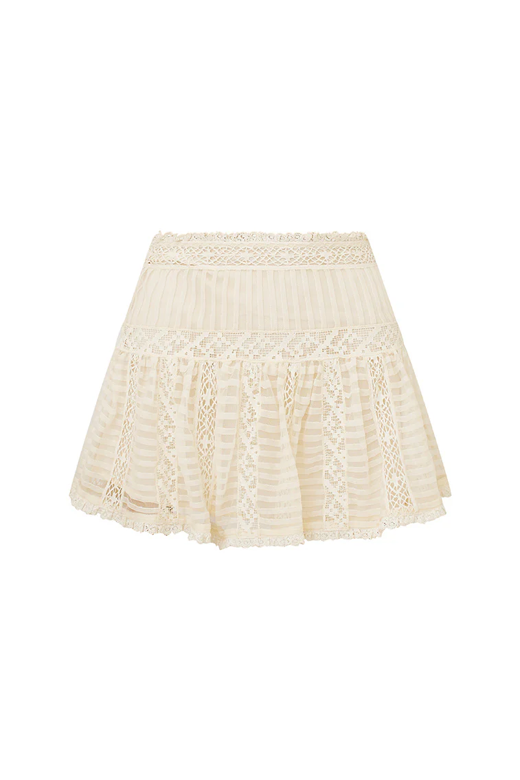 Rubyanne Crochet Lace Mini Skirt - Image 5